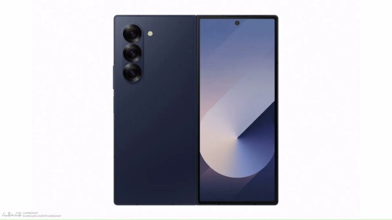 z fold 6 navy blue