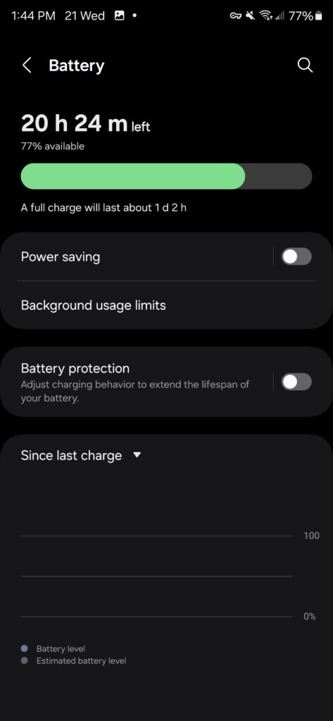 Battery Settings