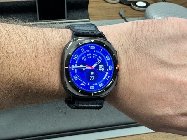 New Blue Galaxy Watch Ultra Face