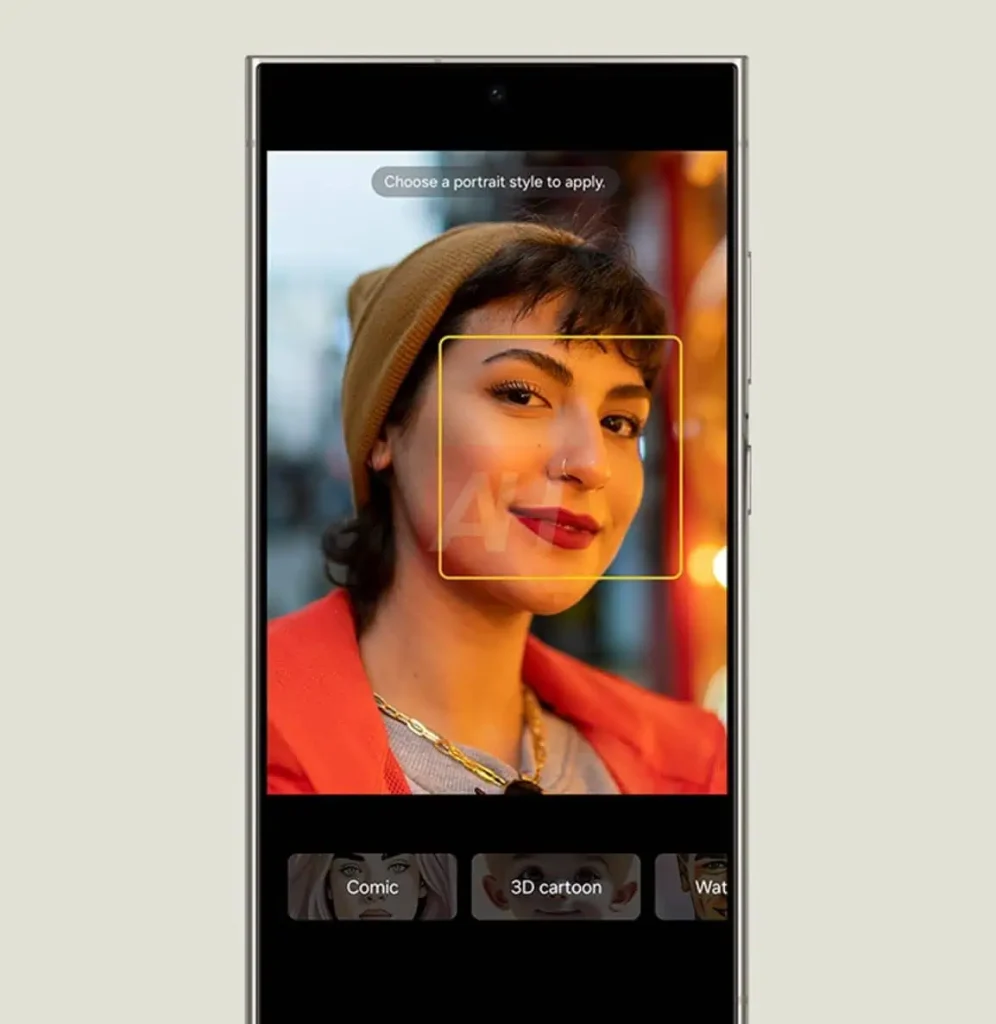 Portrait studio One UI 7.0