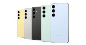 Samsung Galaxy S24 FE in five colours