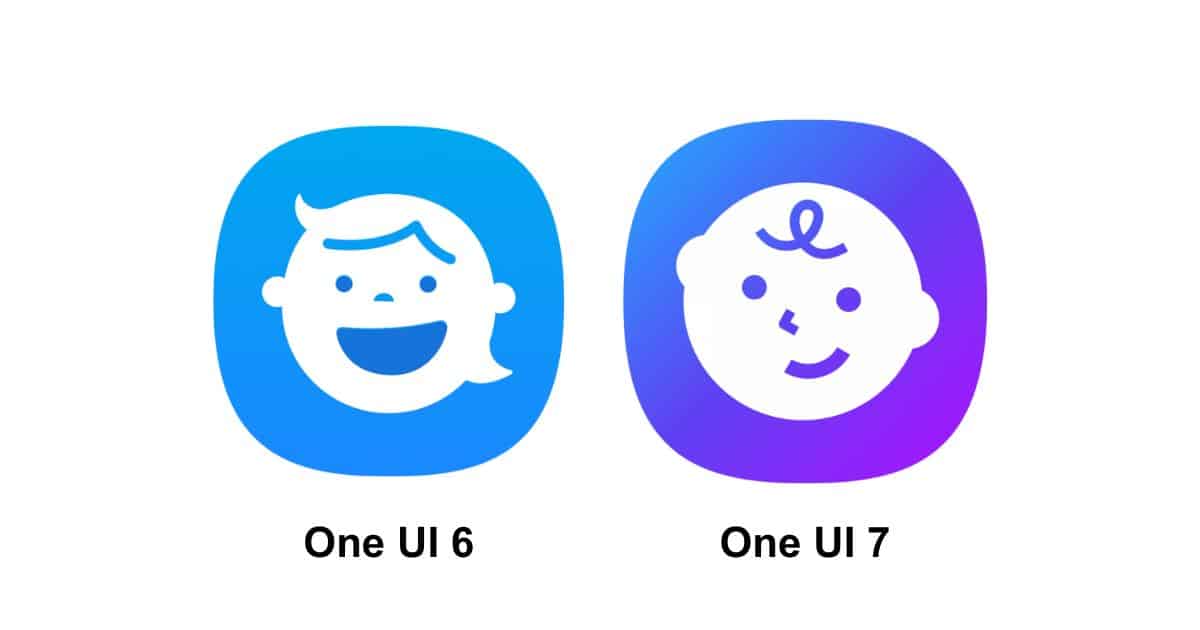 Samsung Kids App One UI 6 vs One UI 7