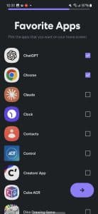 Screenshot of Yahoo Launcher