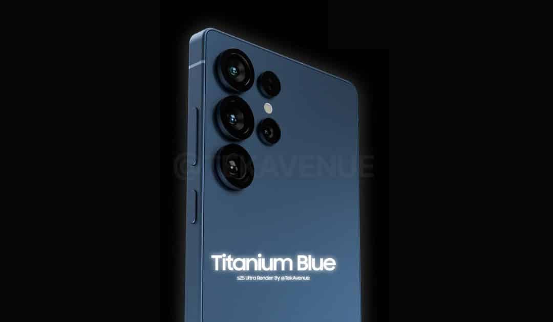 Concept Provides a Closer Look at Galaxy S25 Ultra in Titanium Blue Shade