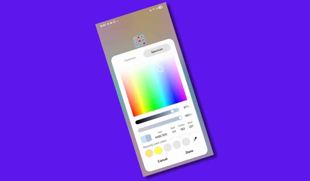 One UI 7.0 Brings New Color Picker to Make Your Folders Stand Out