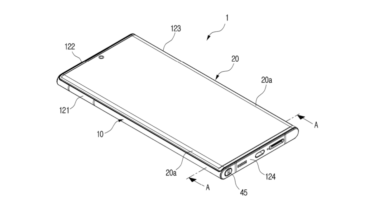 Samsung curved display patent 1
