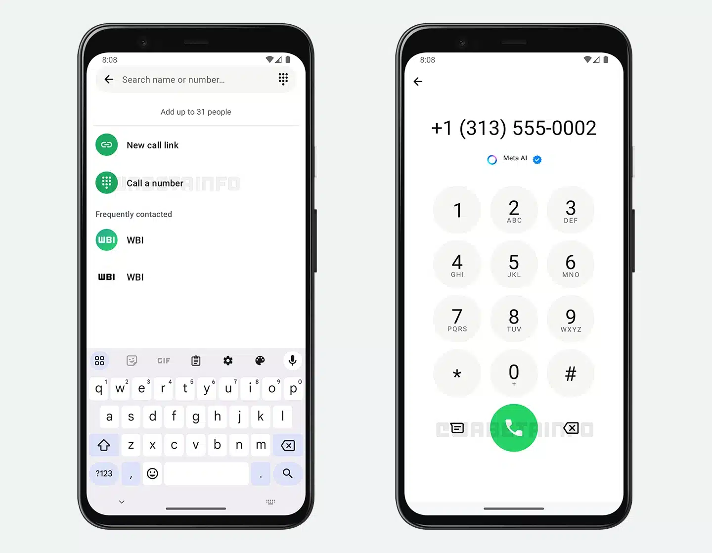 WhatsApp Call a Number Dialer