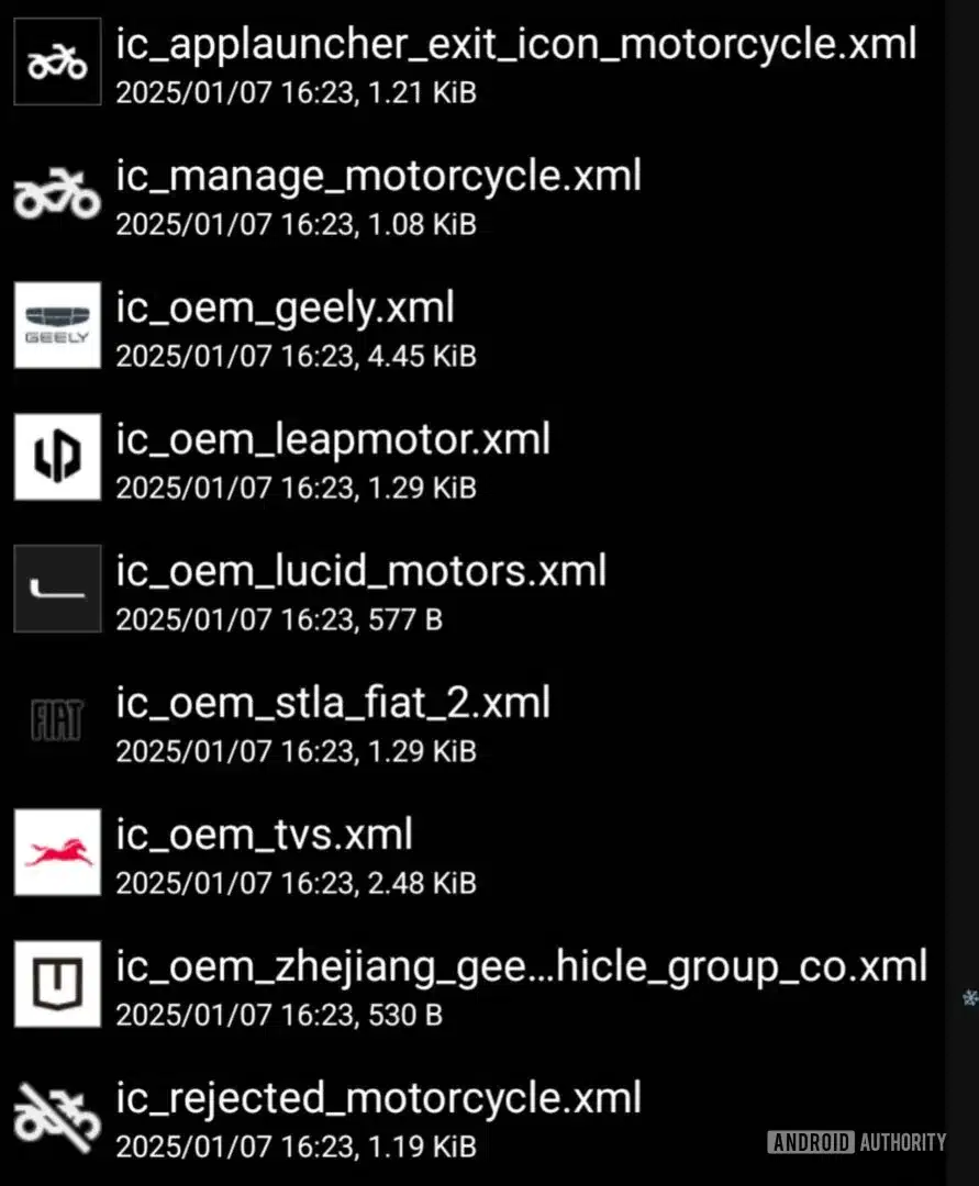 Android-Auto-motorcycle-icons