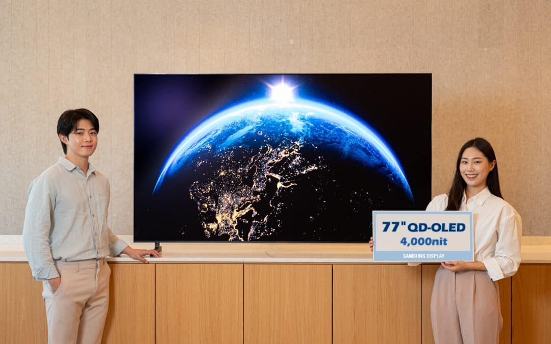 Samsung Unveils new QD-OLED TVs with 4,000 Nits Brightness