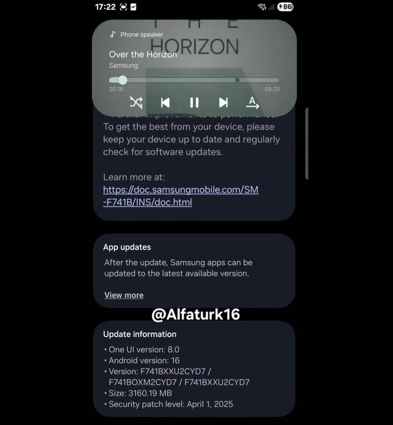 One UI 8 design