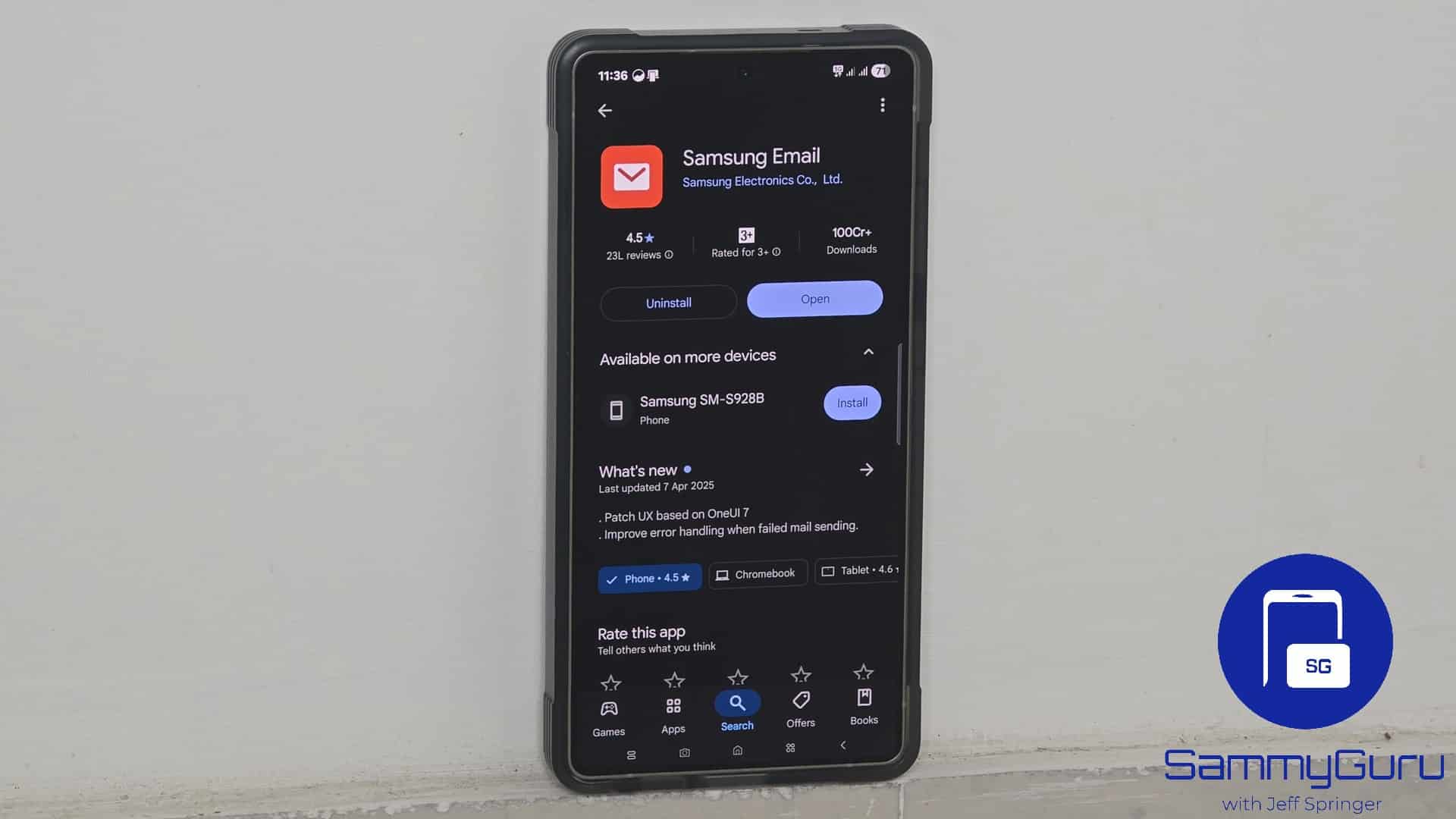Samsung Email SammyGuru