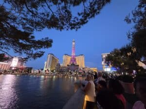 City view in low light