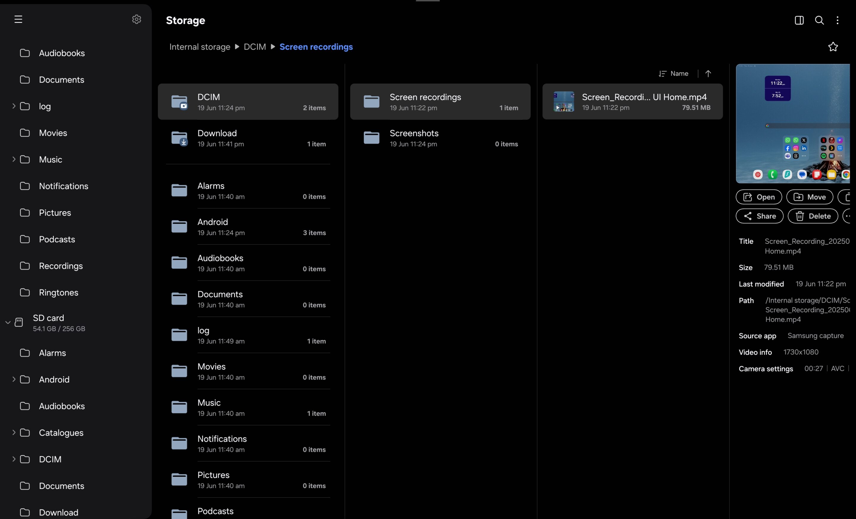 My Files One UI 8 Galaxy Tab S10 Ultra