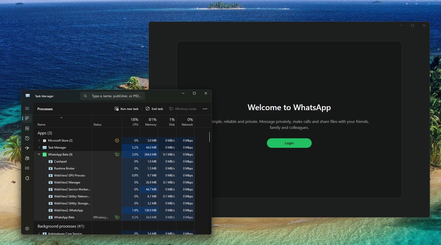 WhatsApp new update Windows