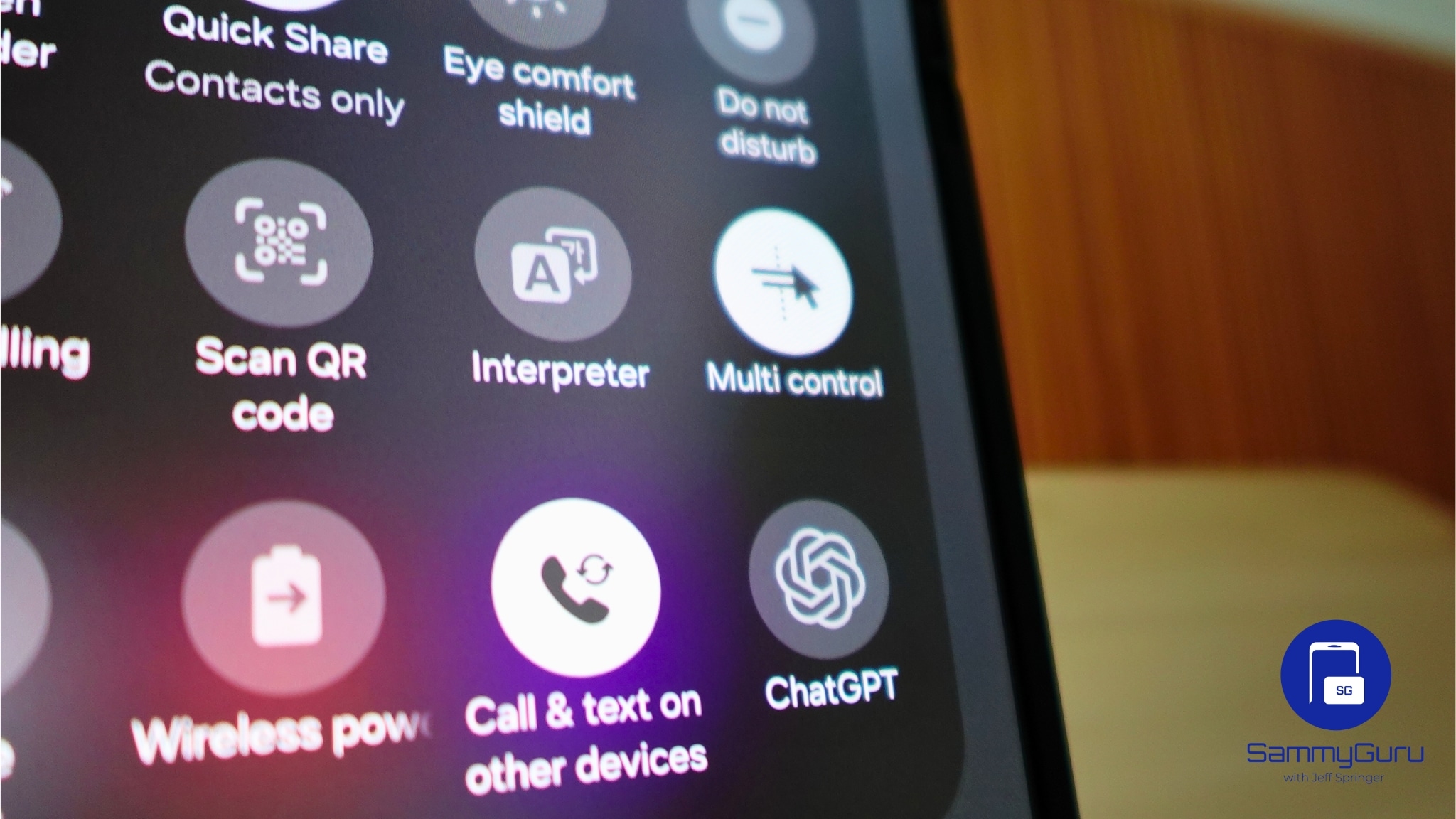 ChatGPT in Quick Settings Panel One UI 8 Z Flip 7 FE ChatGPT in Quick Settings Panel One UI 8 Z Flip 7 FE