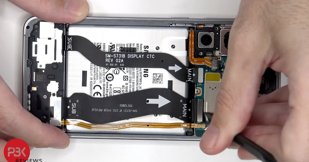 Galaxy S25 FE repairability teardown PBKReviews 1 Galaxy S25 FE repairability teardown PBKReviews