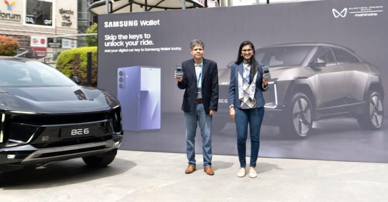 Mahindra Samsung Digital Car Key Support