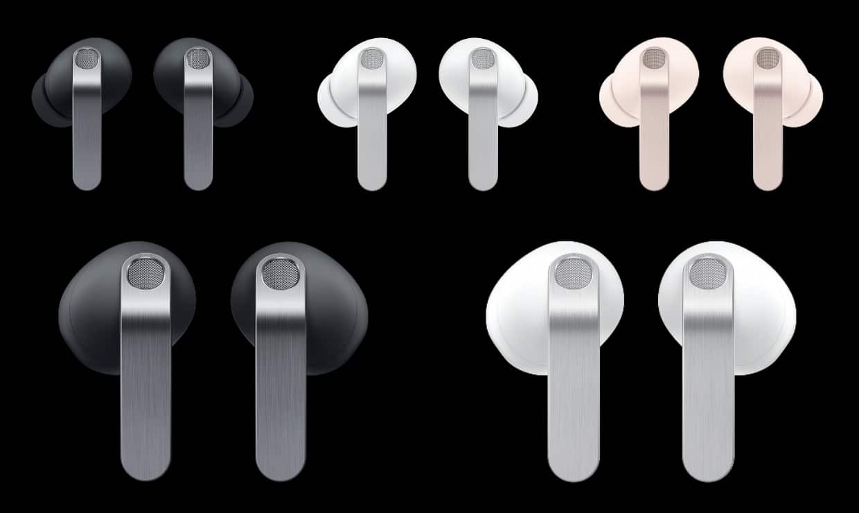Galaxy Buds 4 series colors