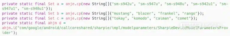 Pixel scam detection Galaxy S26 series code spotted
