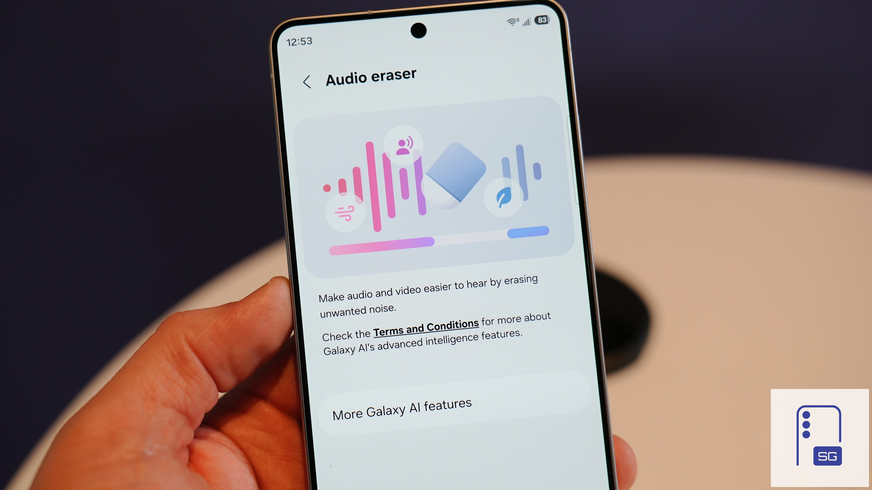 Galaxy S26 Ultra SammyGuru 10 Audio Eraser