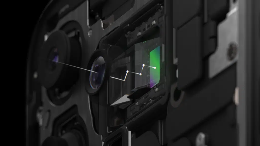 W-style periscope camera