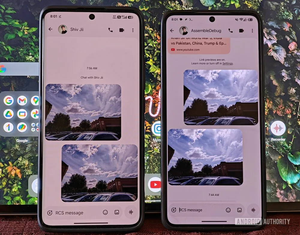Google Messages Ultra HDR beta update