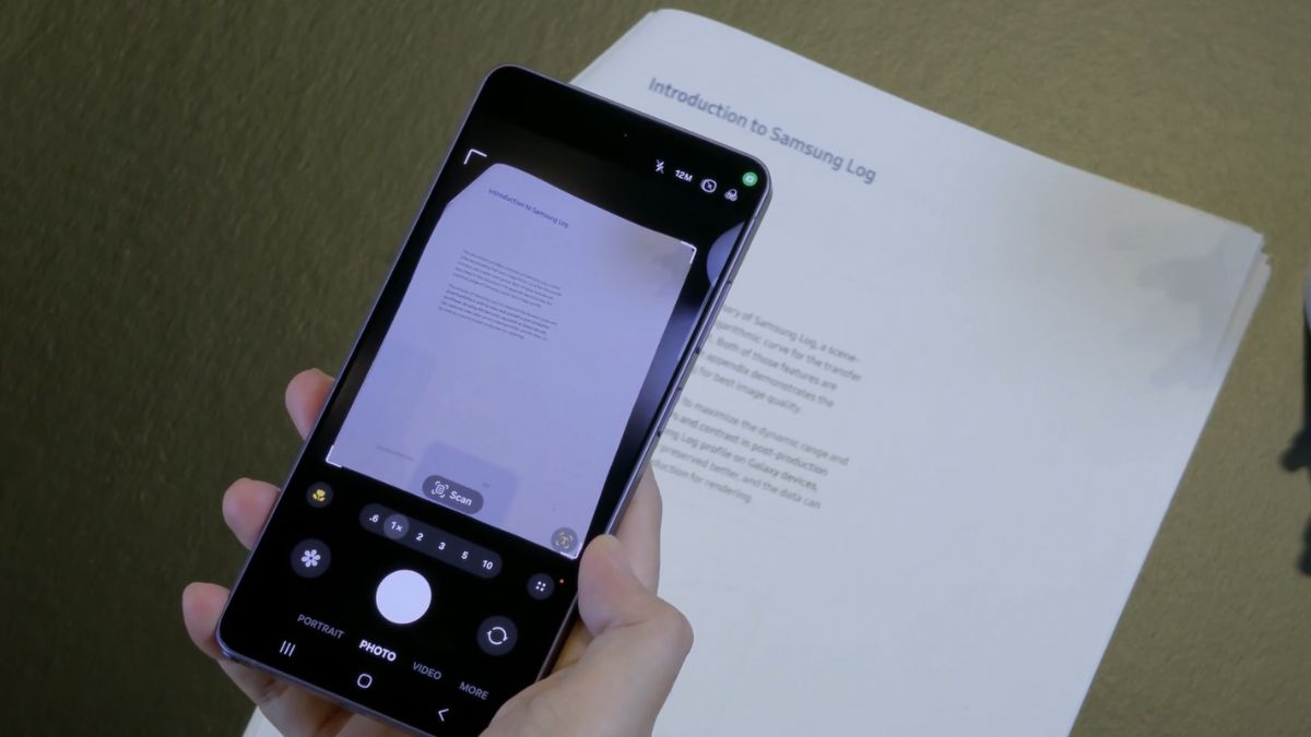 Galaxy S26 Document Scan Feature