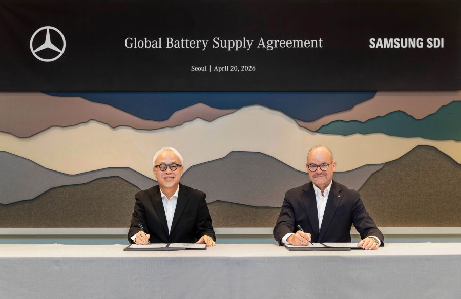 Samsung SDI Mercedes Benz battery supply agreement