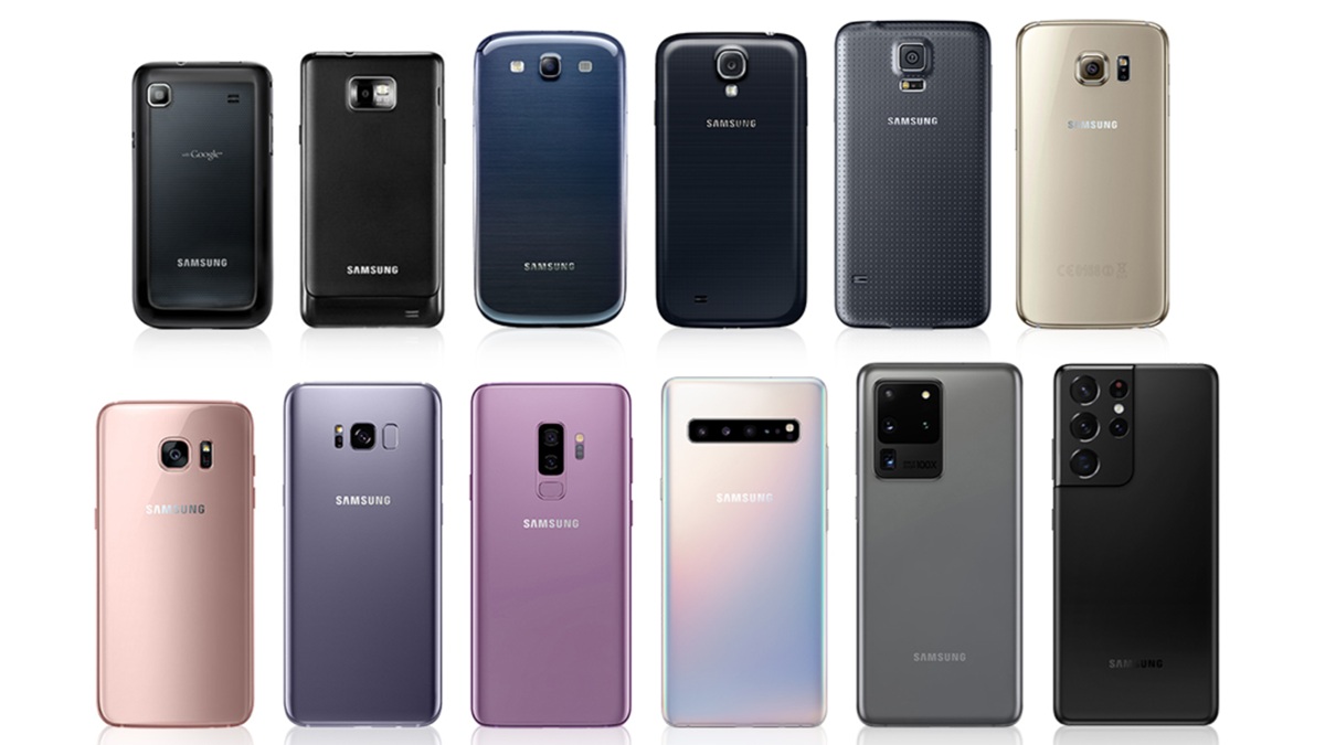 Samsung galaxy s design history