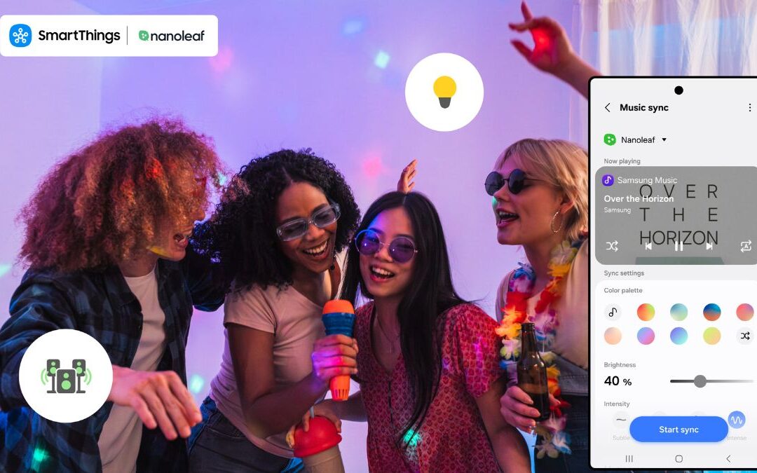 SmartThings Brings Music Sync to Nanoleaf Lights