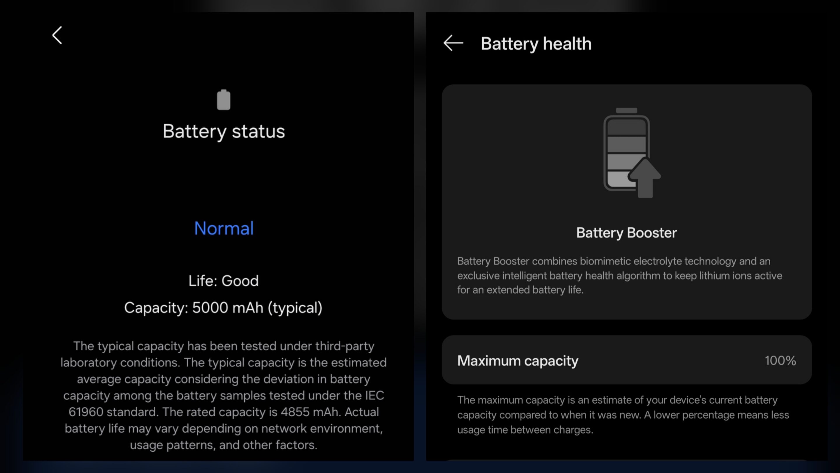 Oppo vs Samsung Battery 