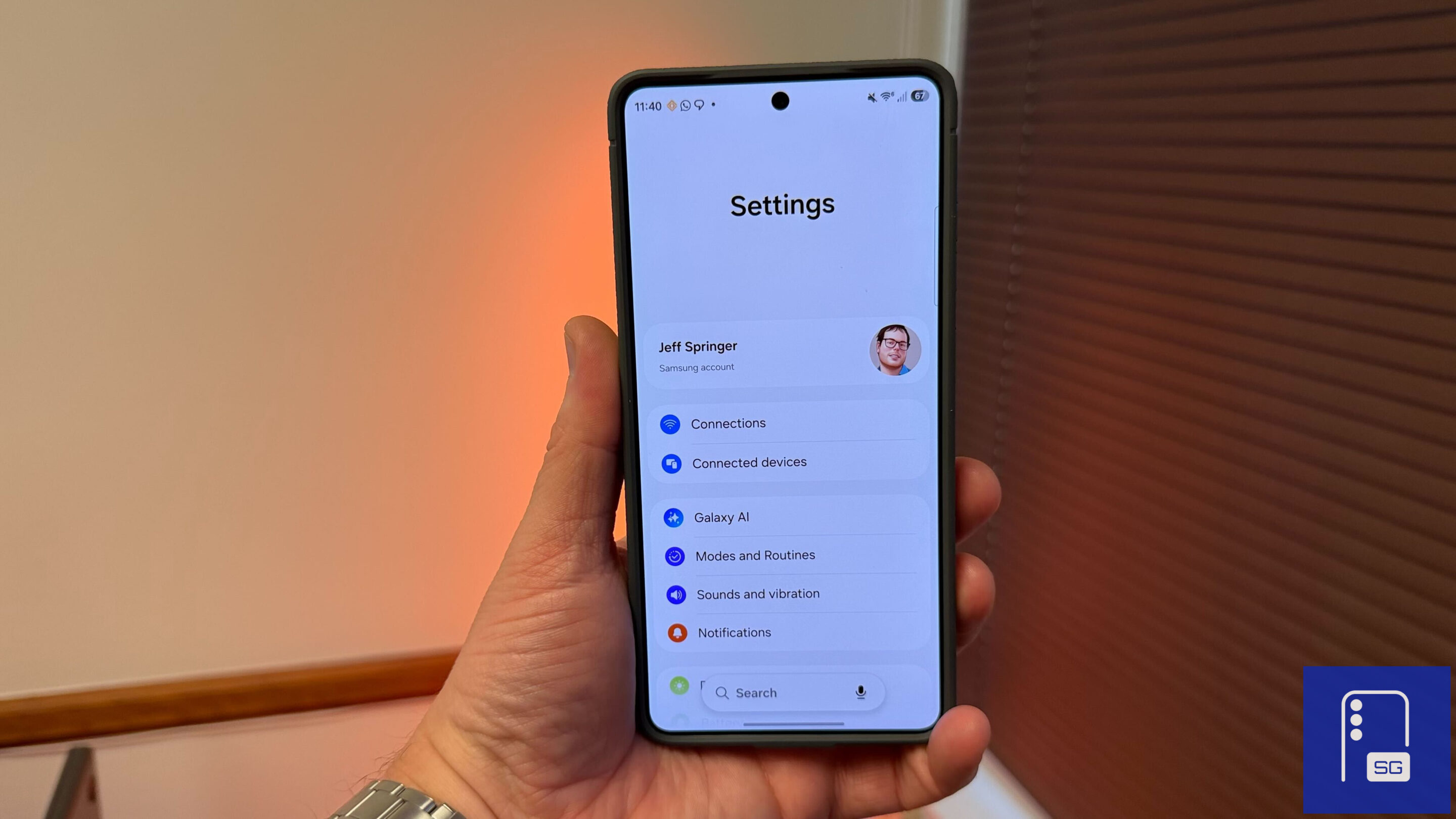 Galaxy S26 Ultra One UI 9 Settings