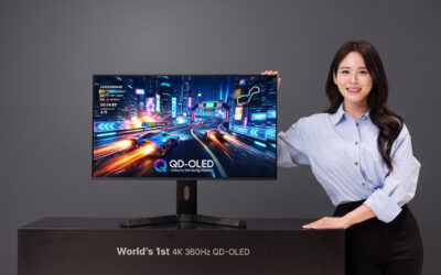 Samsung Announces World’s First 4K 360Hz QD-OLED Monitor Panel