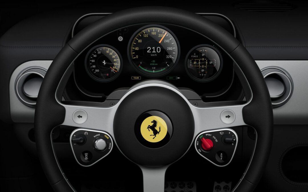Samsung’s OLED Display Powers Ferrari Luce’s Dashboard