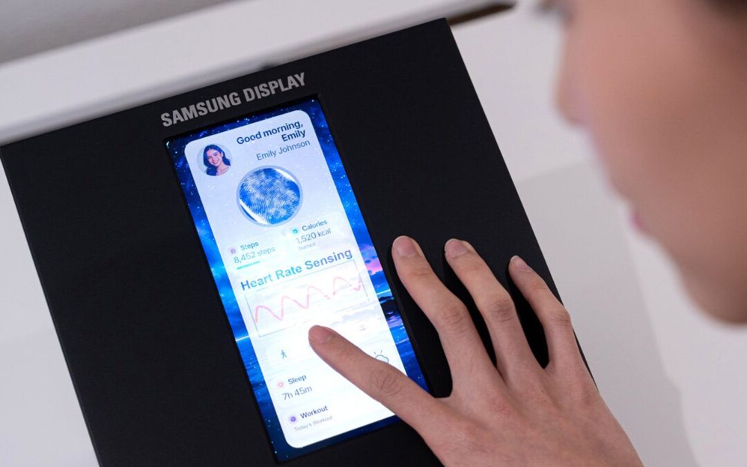 New Samsung Display Integrates Heart Rate, Blood Pressure and Privacy Protection