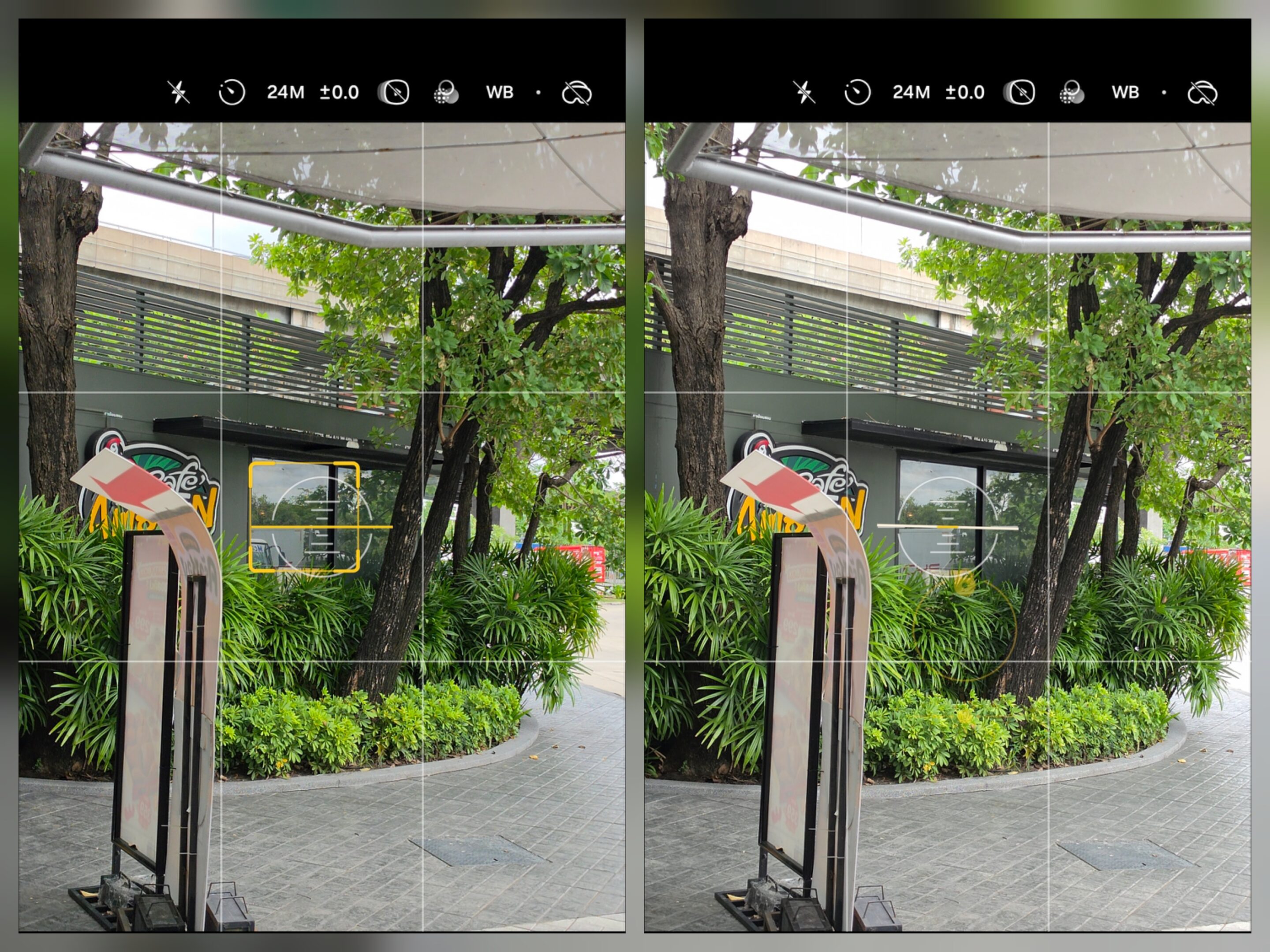 Auto mode 12MP and 24MP