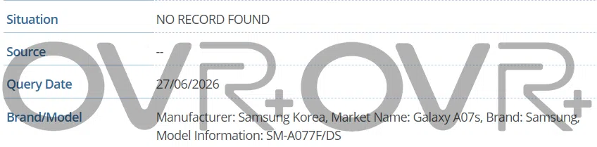 Galaxy-A07s-SM-A077F-GSMA-IMEI