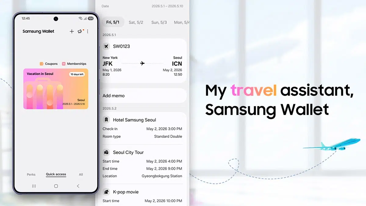 Samsung Wallet Trips
