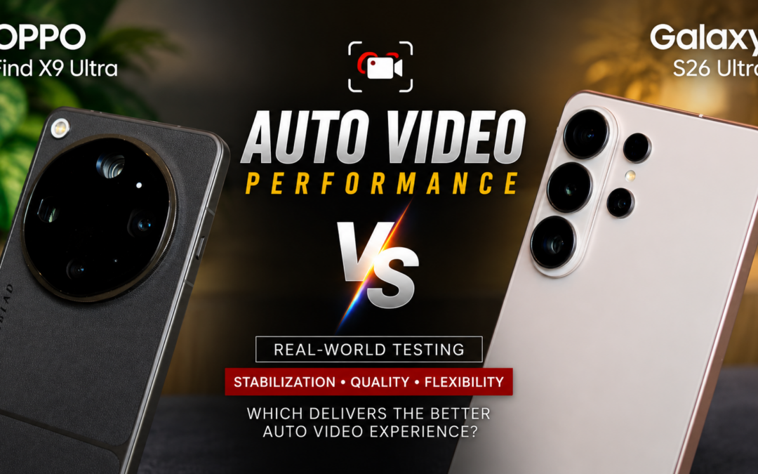 OPPO Find X9 Ultra vs Galaxy S26 Ultra: Auto Video Performance