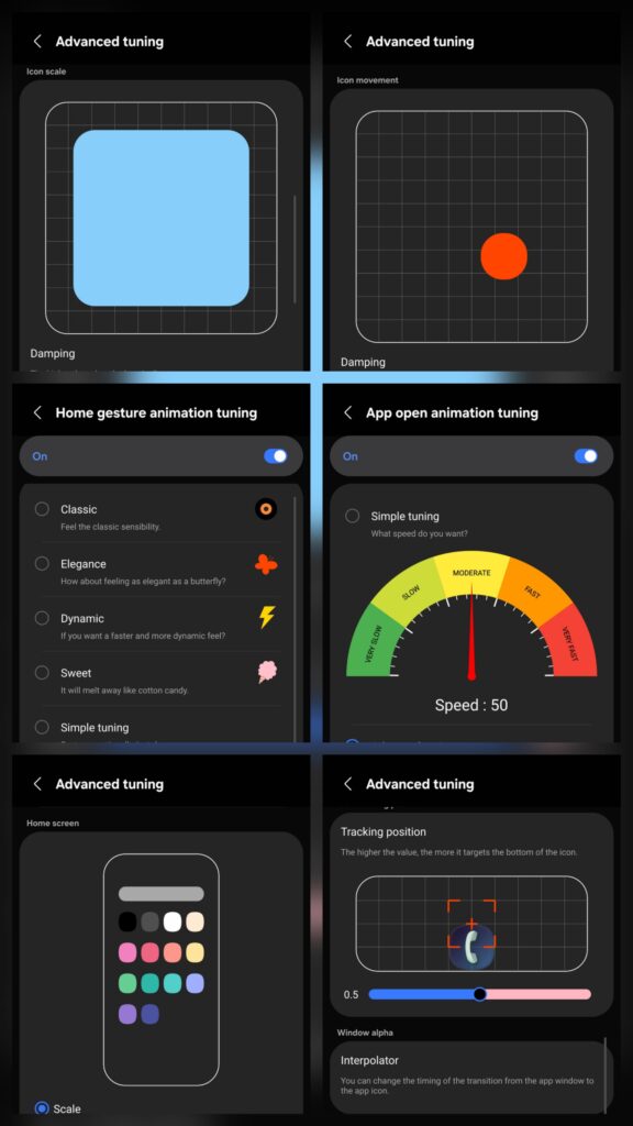 One UI customization