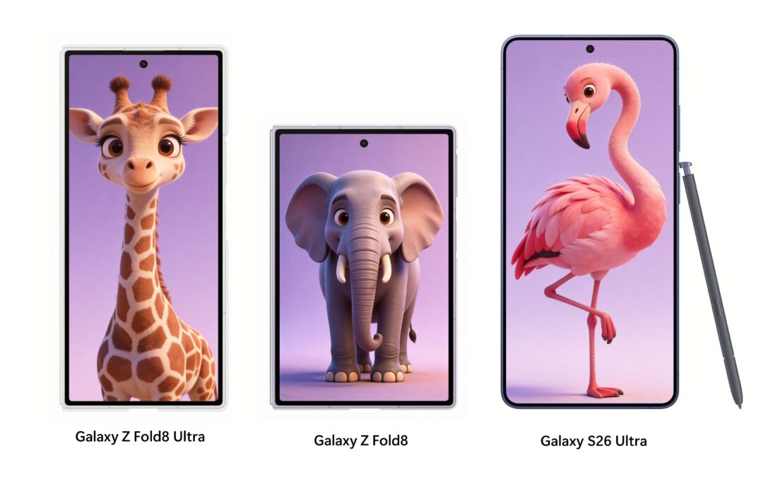 Galaxy Z Fold 8 and Fold 8 Ultra Appear Next to Galaxy S26 Ultra in New Leak